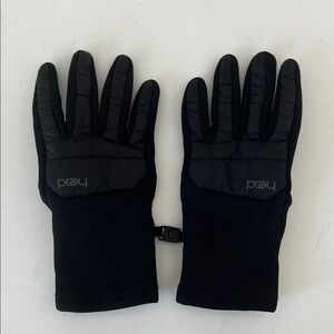 Head Insulated Black Gloves